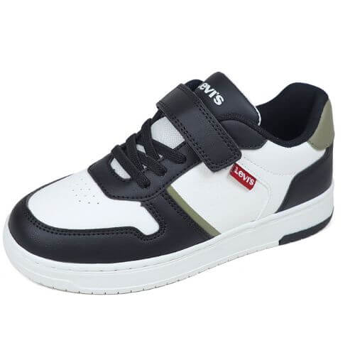 Pantofi copii baieți din material sintetic Levi's, Alb - VUNI0153S-3130 [2]