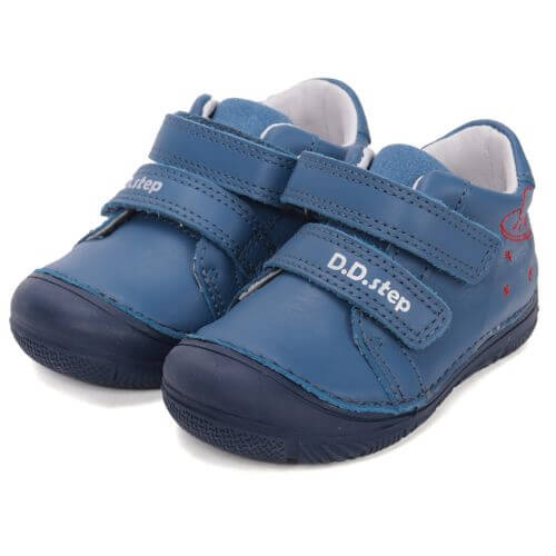 Pantofi copii baieti din piele DD Step, Albastru - S082-61612A [2]