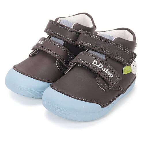 Pantofi copii baieti din piele DD Step, Gri - S066-61414B [2]