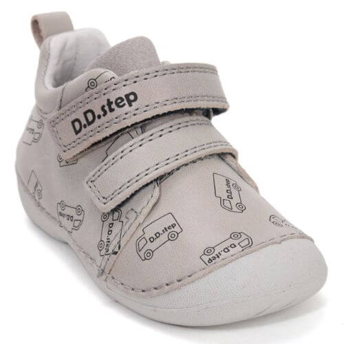 Pantofi copii baieti din piele DD Step, Gri - S015-61100 [3]