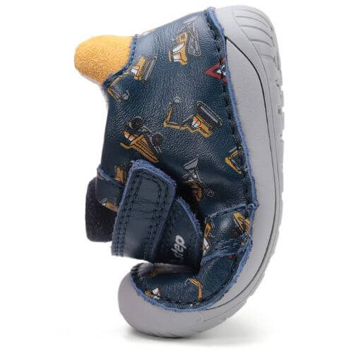 Pantofi copii baieti din piele DD Step Barefoot, Albastru - S070-52480B [2]
