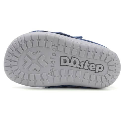 Pantofi copii baieti din piele DD Step Barefoot, Albastru - S070-52480B [8]
