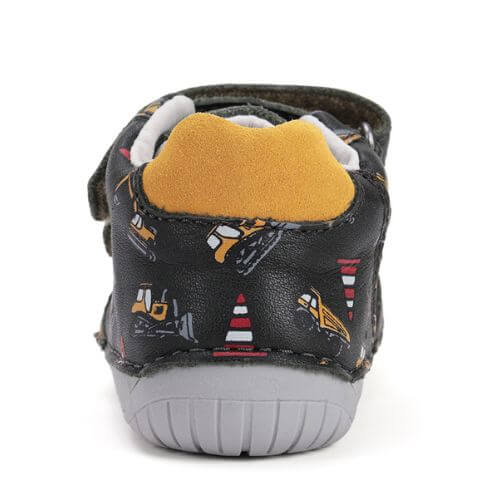 Pantofi copii baieti din piele DD Step Barefoot, Albastru - S070-52480 [5]