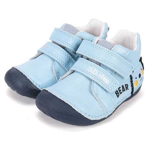 Pantofi copii baieti din piele DD Step, Albastru - S015-61472 [2]