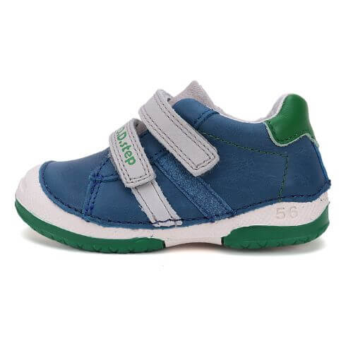 Pantofi copii baieti din piele DD Step, Albastru - S038-51626 [3]