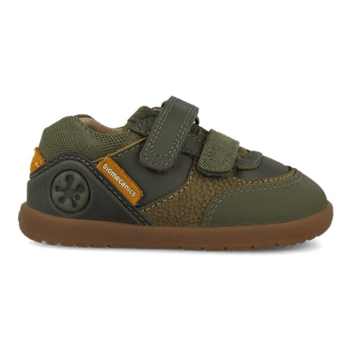 Ghete băieți din piele îmblănite Biomecanics, Verde Kaki - 261151-B788FB [2]