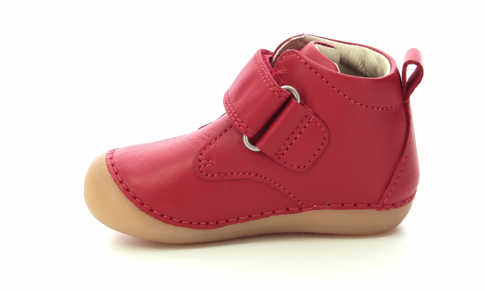 Pantofi copii fete din piele Kickers, Rosu - 584348-10 [4]