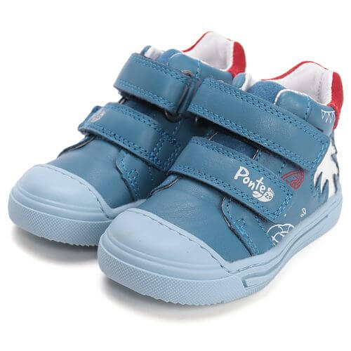 Pantofi copii baieti din piele Ponte, Albastru - DA06-6-1946A [2]