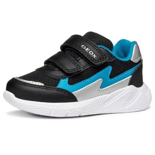 Pantofi copii baieti din textil Geox, Negru - B564UC_0BC14_C9221 [4]