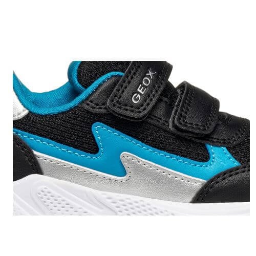 Pantofi copii baieti din textil Geox, Negru - B564UC_0BC14_C9221 [2]