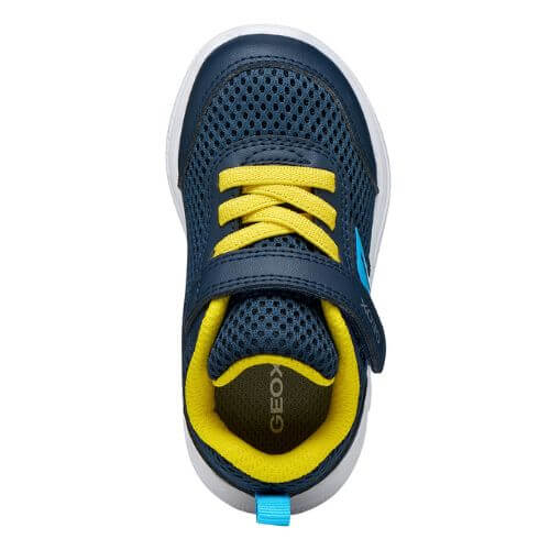 Pantofi copii baieti din textil Geox, Albastru - B454UC-01454-C0657 [6]