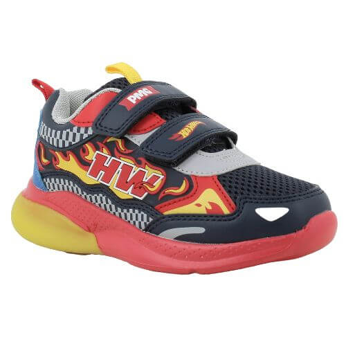 Pantofi copii baieti cu LED din textil Primigi, Rosu - 1490611 [2]