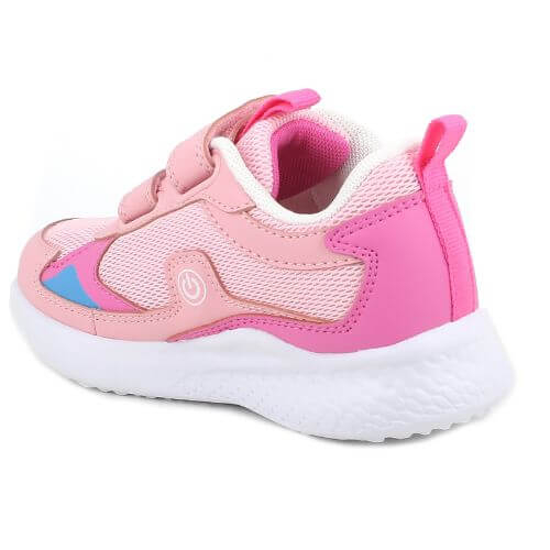 Pantofi copii fete cu LED din textil Primigi, Roz - 7966511 [3]