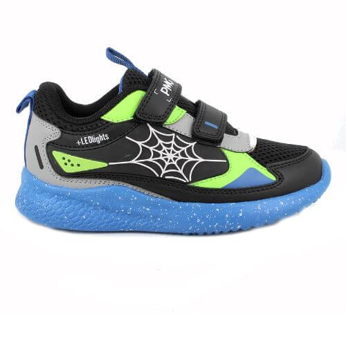 Pantofi copii baieti cu LED din textil Primigi, Negru - 7966622 [2]