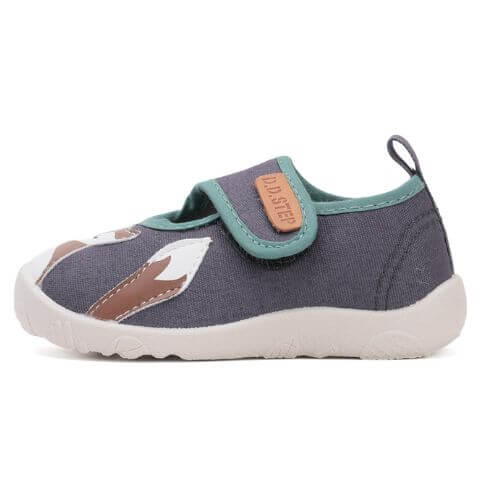 Pantofi copii baieti de interior din textil DD Step, Gri - C086-51716 [3]