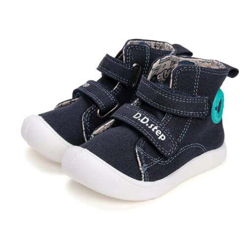 Pantofi copii baieti din canvas DD Step, Albastru - C100-52503C [2]