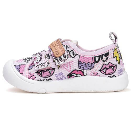 Pantofi copii fete din canvas DD Step, Roz - C100-52850 [2]