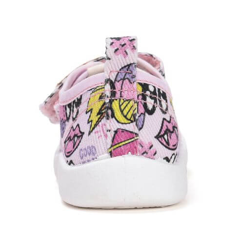 Pantofi copii fete din canvas DD Step, Roz - C100-52850 [5]