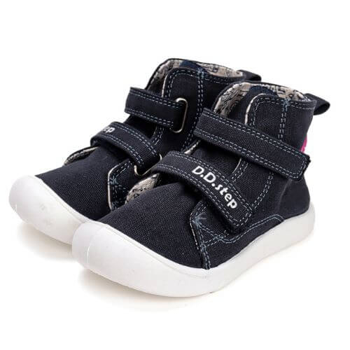 Pantofi copii fete din canvas DD Step, Albastru - C100-52503A [2]