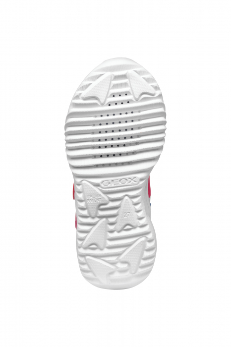 Pantofi copii fete din material sintetic si textil Geox cu LED, personaj Peach, Roz - J55E9C_02ABC_C8002 [7]