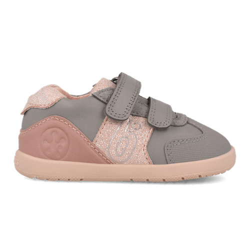 Pantofi copii fete din piele Biomecanics 261165-C154 Gri Roz [3]