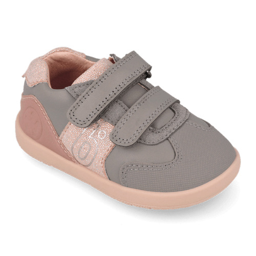 Pantofi copii fete din piele Biomecanics 261165-C154 Gri Roz [5]