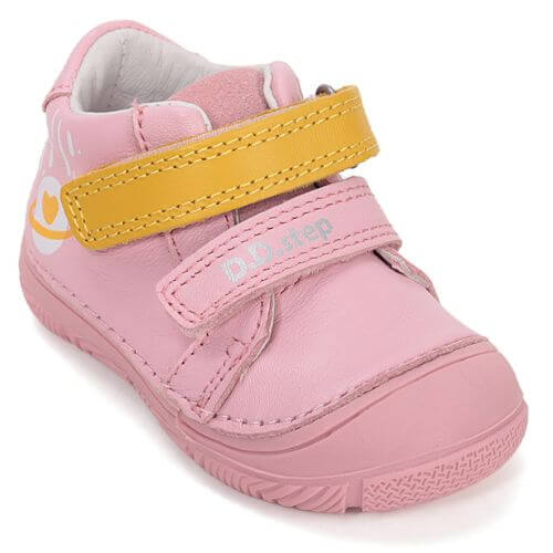 Pantofi copii fete din piele DD Step, Roz - S082-61694A [4]