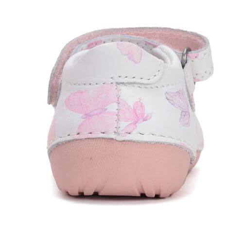 Balerini copii fete din piele DD Step, Alb - H015-51291 [4]