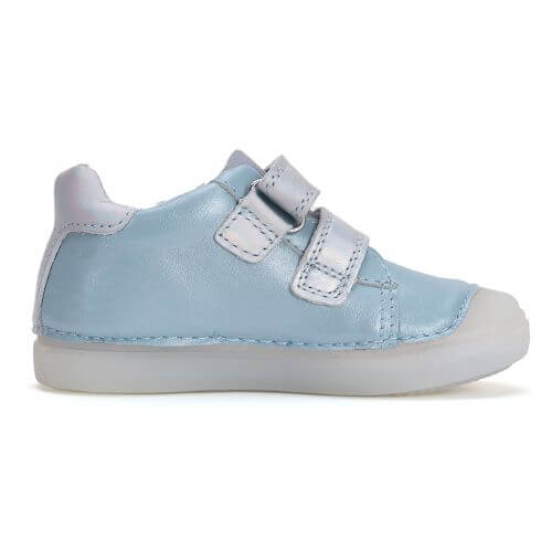 Pantofi copii fete din piele DD Step, Albastru - S049-51250B [3]