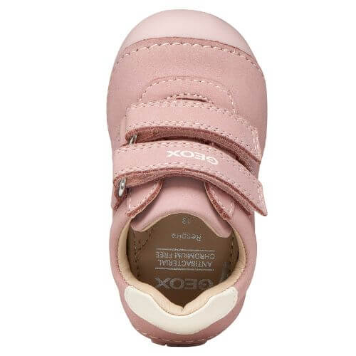 Pantofi copii fete din piele Geox, Roz - B9440B-00032-C8283 [5]