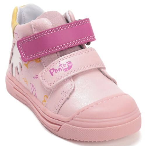 Pantofi copii fete din piele Ponte, Roz - DA06-6-1710A [3]