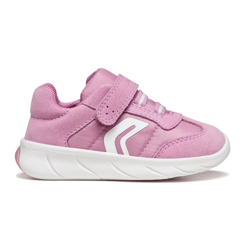 Pantofi copii fete din piele Suede Geox Foot-Run, Roz - B661JA_0FU22_C8241 [6]