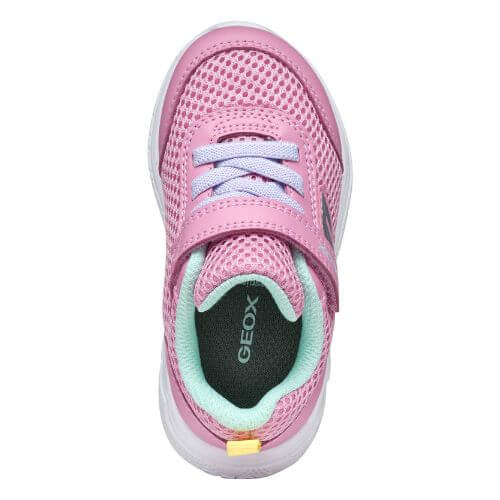 Pantofi copii fete din textil Geox, Roz - B454TD-01454-CE83B [9]