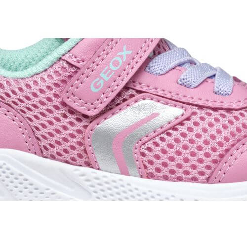 Pantofi copii fete din textil Geox, Roz - B454TD-01454-CE83B [2]