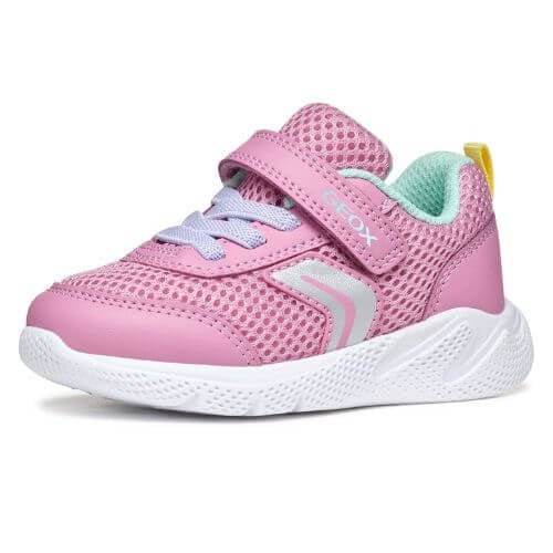 Pantofi copii fete din textil Geox, Roz - B454TD_01454_CE83B [4]