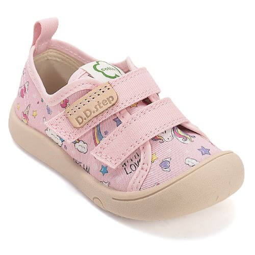 Pantofi copii fete textil DD Step, Roz - C100-61621 [3]
