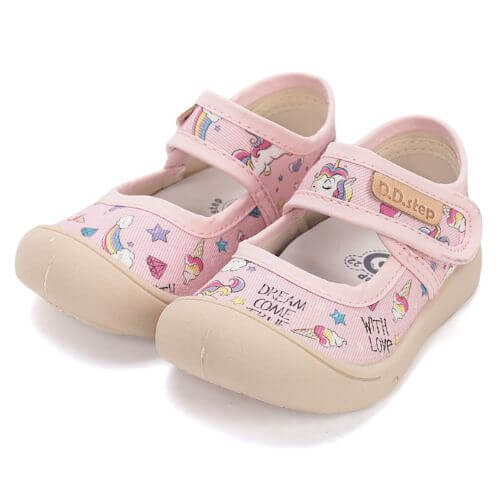 Pantofi copii fete textil DD Step, Roz - C100-61436 [2]