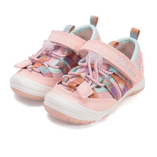 Pantofi decupati copii fete din textil DD Step, Roz - F065-61331F [2]