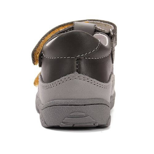 Pantofi decupati copii baieti din piele DD Step, Gri - H077-51332 [5]