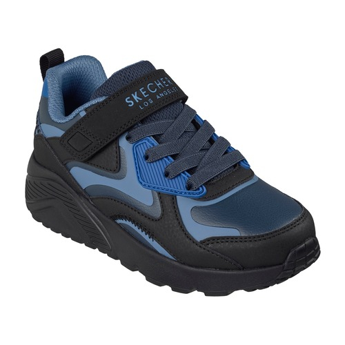 Pantofi sport băieți Skechers UNO Lite, Negru/Albastru - 403645L-BKBL [3]