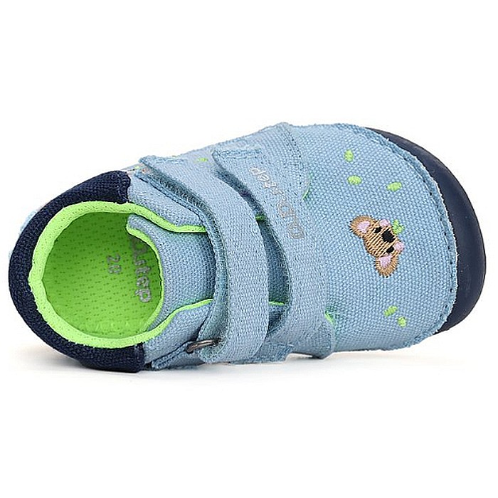 Pantofi copii baieti Barefoot din canvas DD Step, Albastru -  C070-41709A [3]