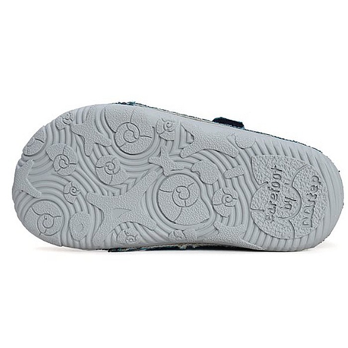 Pantofi copii baieti Barefoot din canvas DD Step, Albastru - C073-41900 [6]