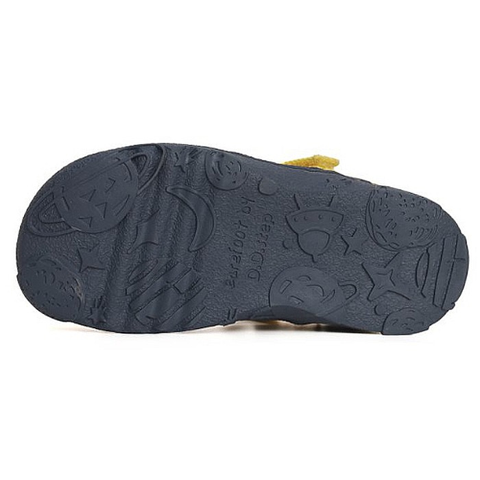 Pantofi copii baieti Barefoot din canvas DD Step, Albastru - C077-41418B [6]