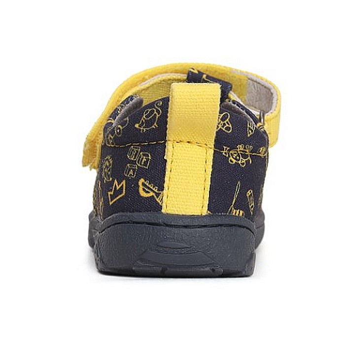 Pantofi copii baieti Barefoot din canvas DD Step, Albastru - C077-41418B [5]