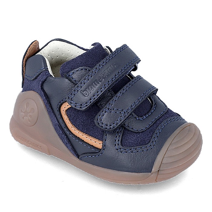 Pantofi copii baieti din piele Biomecanics, Albastru - 231123-A [2]