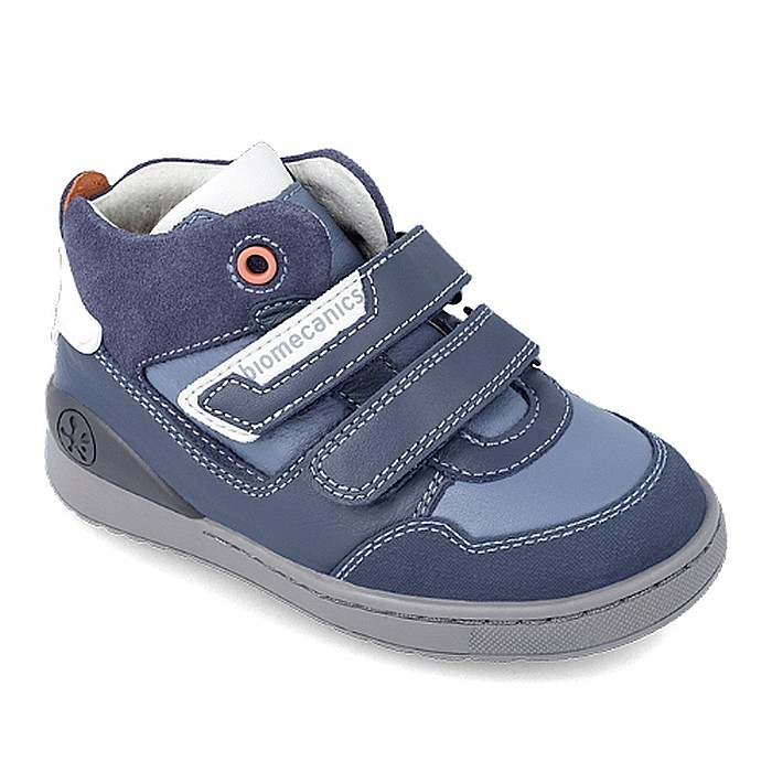 Pantofi copii baieti din piele Biomecanics, Albastru - 231225-A [2]