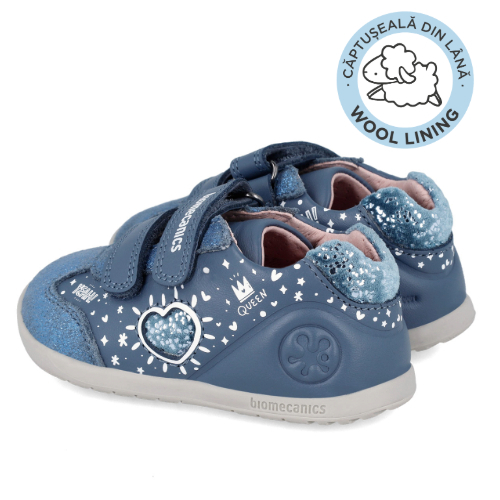 Pantofi sport din piele cu blanita 241163-A556FB [5]