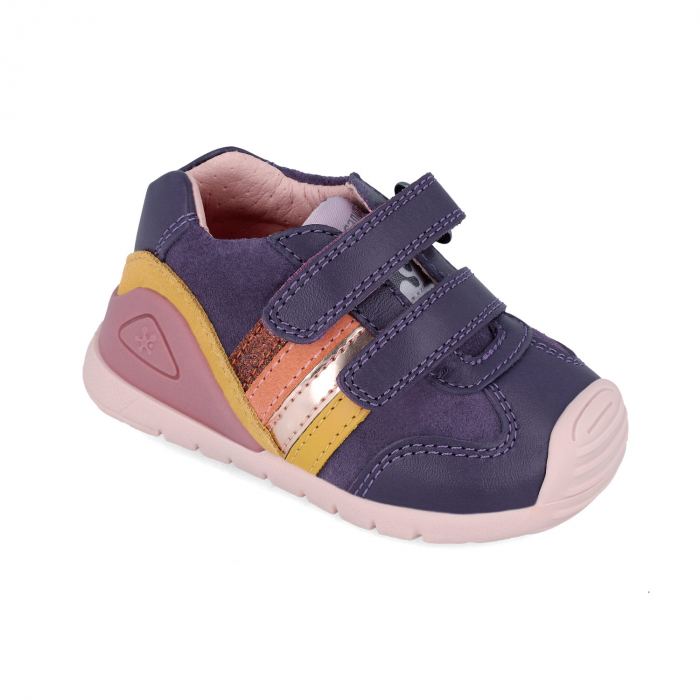 Pantofi sport din piele cu blanita 241110-D78 [2]