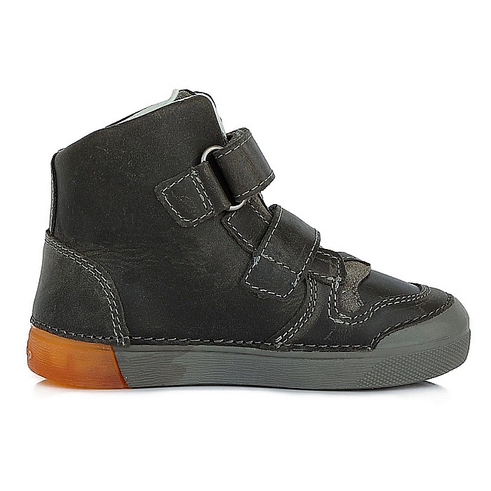 Pantofi copii baieti cu LED din piele DD Step, Negru - A068-577B [3]