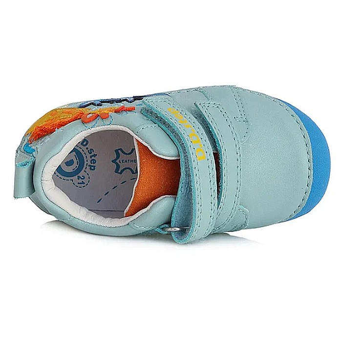 Pantofi copii baieti din piele DD Step, Albastru - S015-359B [4]
